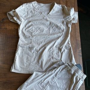 Khaki Cherokee Scrub Set